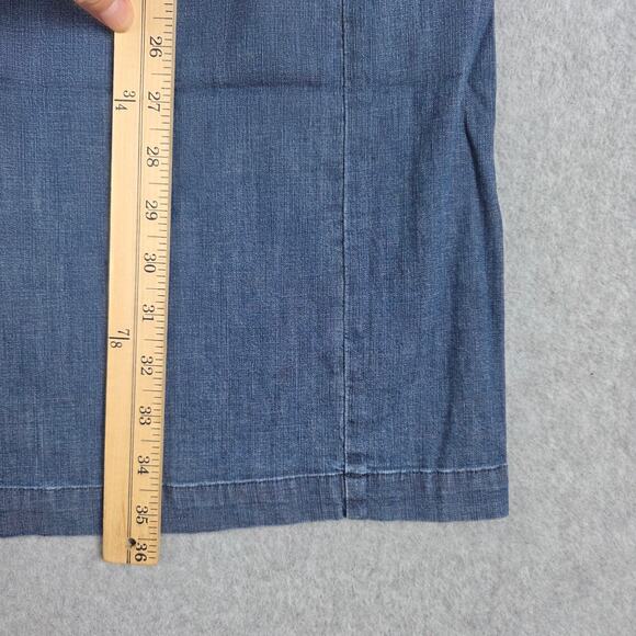 Anne Klein Dress Womens Size 4 Sleeveless Chambray Pockets - Picture 13 of 13